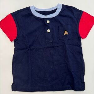 GAP Navy and Red Short Sleeve Kids Tee
